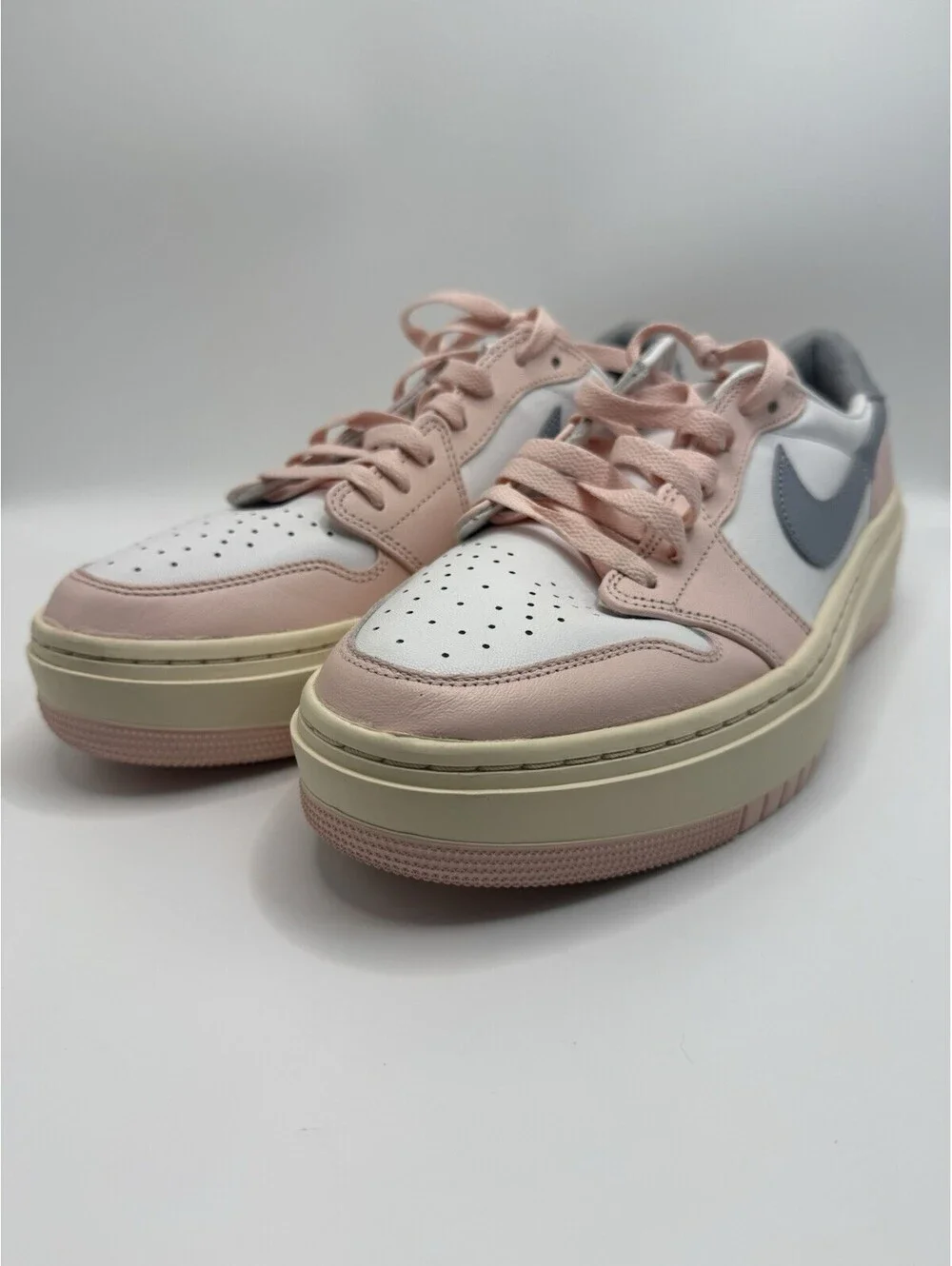 Nike Air Jordan 1 Elevate Low Atmosphere Sneakers Womens 11.5 Pink White NWOB